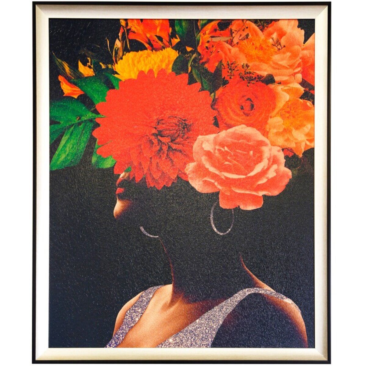 e769c3e7e64ba116d1c67e35f39d52b1 Dann Foley Lifestyle Fleur Collage I Textured Framed Print - Image 1