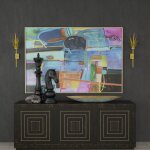 Doric Sconce | Brass Finish On Metal Body - Image 4