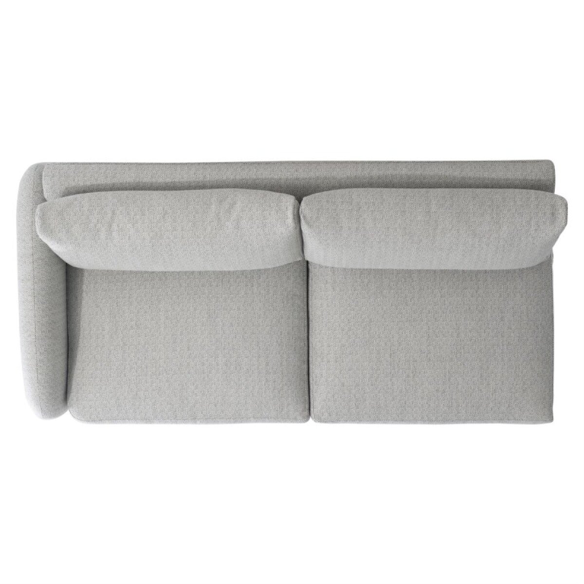 e80c1d98bfd0c6a0b0db83fc1f6bdacf Indy Fabric Left Arm Loveseat Without Pillows - Image 1