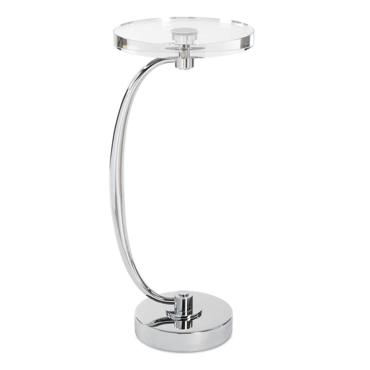 e80e175c519a0b57560e5944f1706e3a Waveney Drink Table, Nickel - Image 1