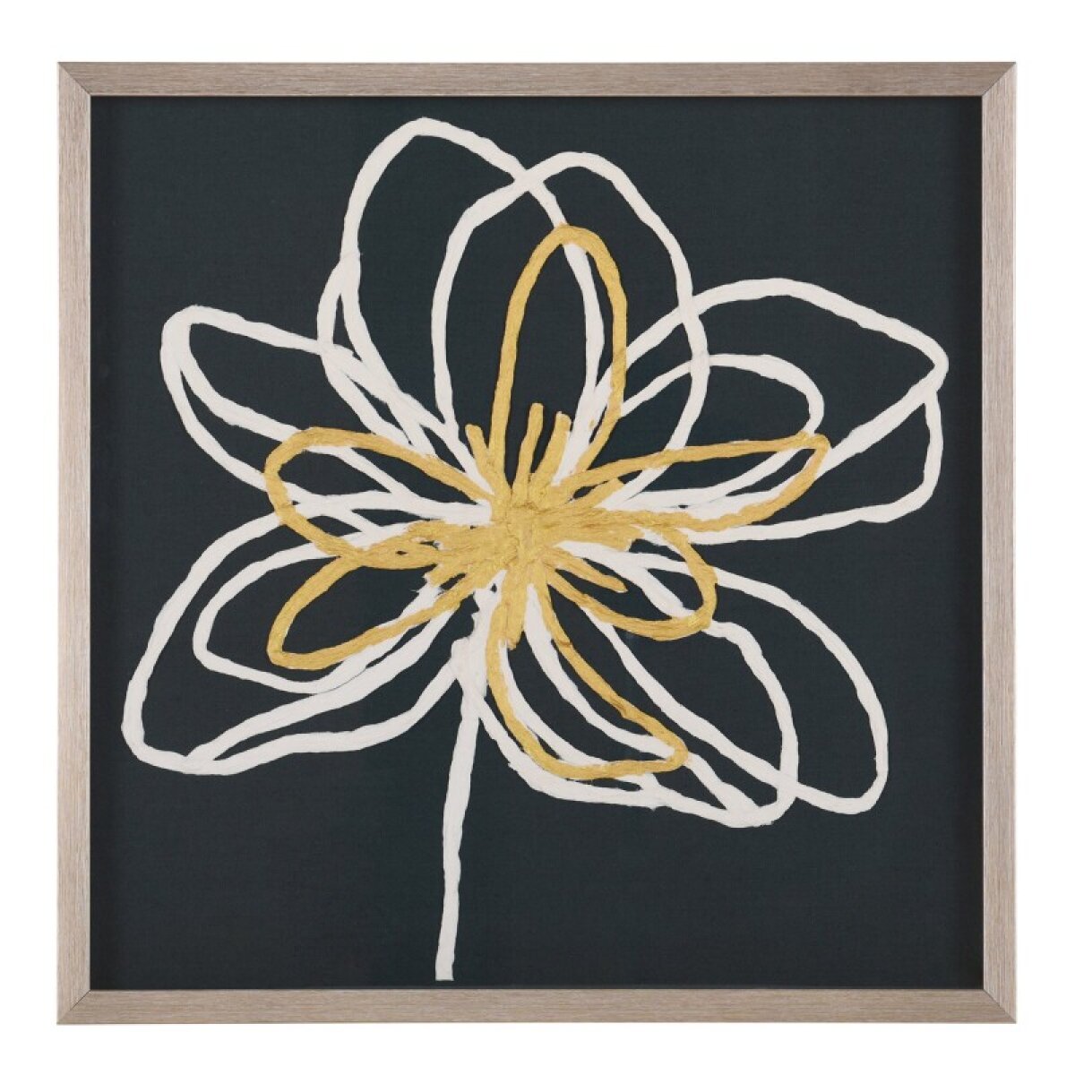 e81f7627d3310c7f753aa7f0d429d345 Green & Gold Arrangement Ii Flower Shadow Boxes - Image 1