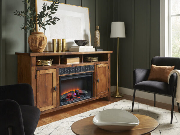 Alder Grove 63" Fireplace Console - Image 3