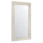 Astrid Solid Wood Floor Mirror - White - Image 3