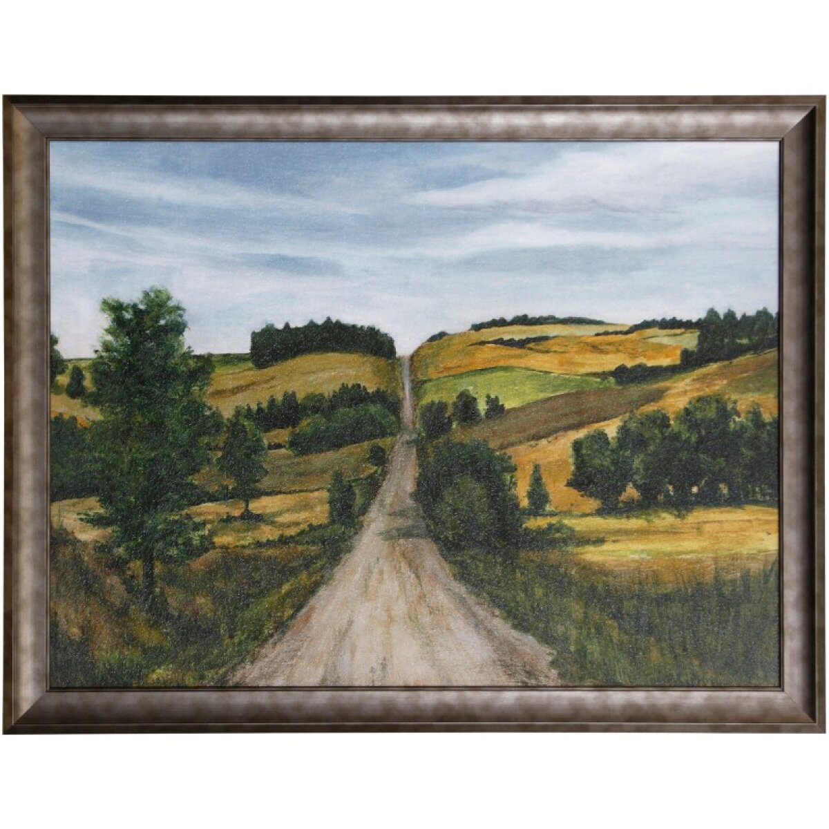 e885ff8b2dbd43a5ffb92c0be9cecf8d So Many Roads Vi Textured Framed Print - Image 1
