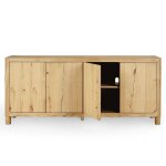 Orlando Solid Wood 4dr Buffet - True Natural - Image 5