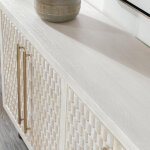 Norwood Solid Wood 4dr Buffet - Coastal White - Image 9