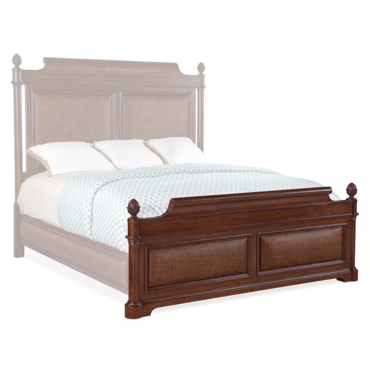 e8dd34e1fcdc144d0863e81a56bf79b8 Bedroom Charleston 6/0-6/6 Panel Footboard - Image 1
