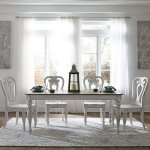 Magnolia Manor Opt 5 Piece Rectangular Table Set