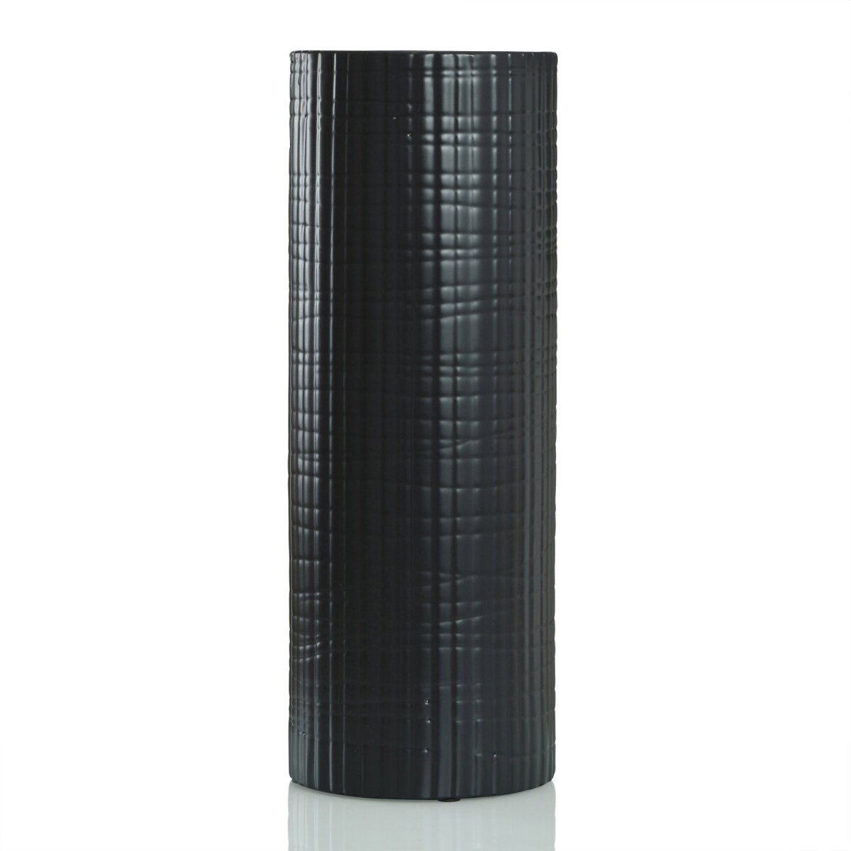 e90e48908bcd2586a58d2e6df6b3d408 Larissa Vase | Matte Black Finish On Ceramic - Image 1