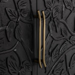 Albero Solid Wood 4dr Buffet - Black - Image 7