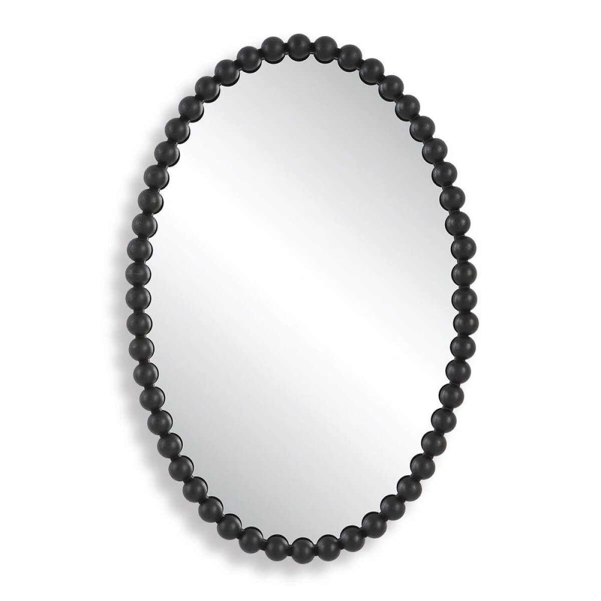 e98f1a7a740c4fc8990277c30d0c9e67 Serna Oval Mirror, Black - Image 1