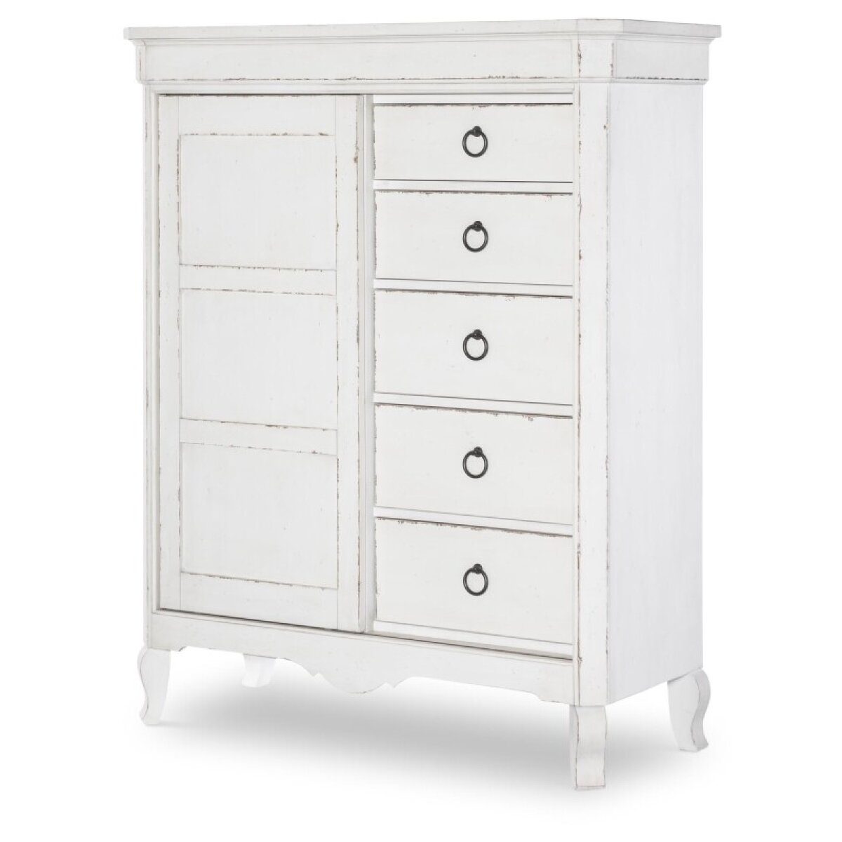 e9abf273cfb8d98368f4a57b42cfe330 Sliding Door Chest 5 Drw - Image 1