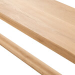 Foundation Solid Wood Counter Bench - Light Oak - Image 9