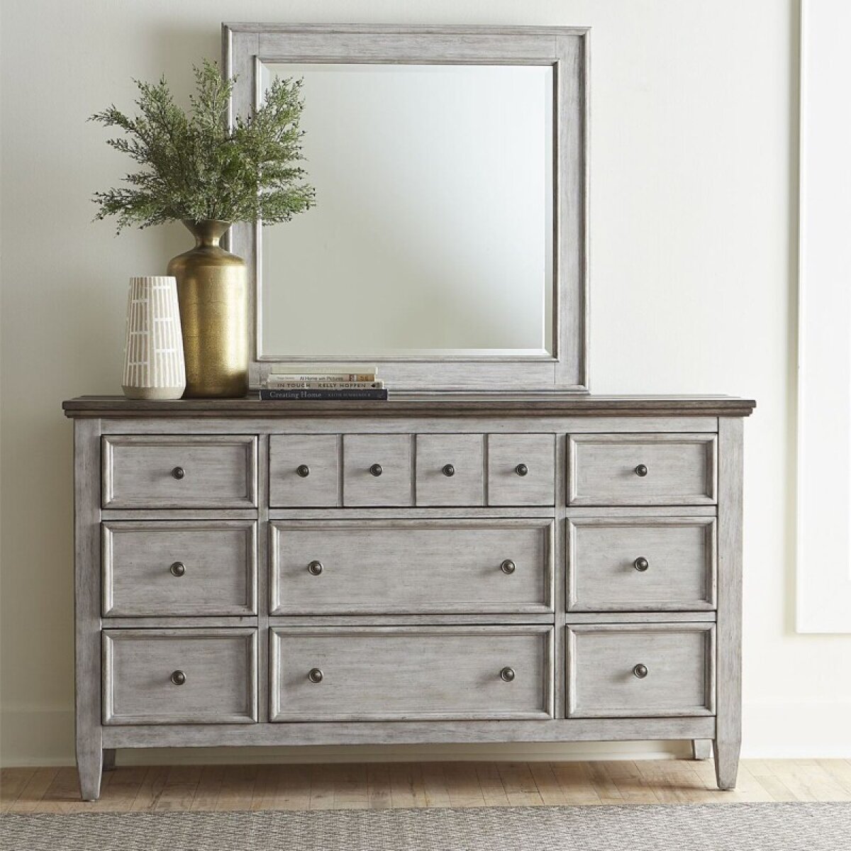 ea779d7098856ee311562852f238e61e Heartland Dresser & Mirror - Image 1