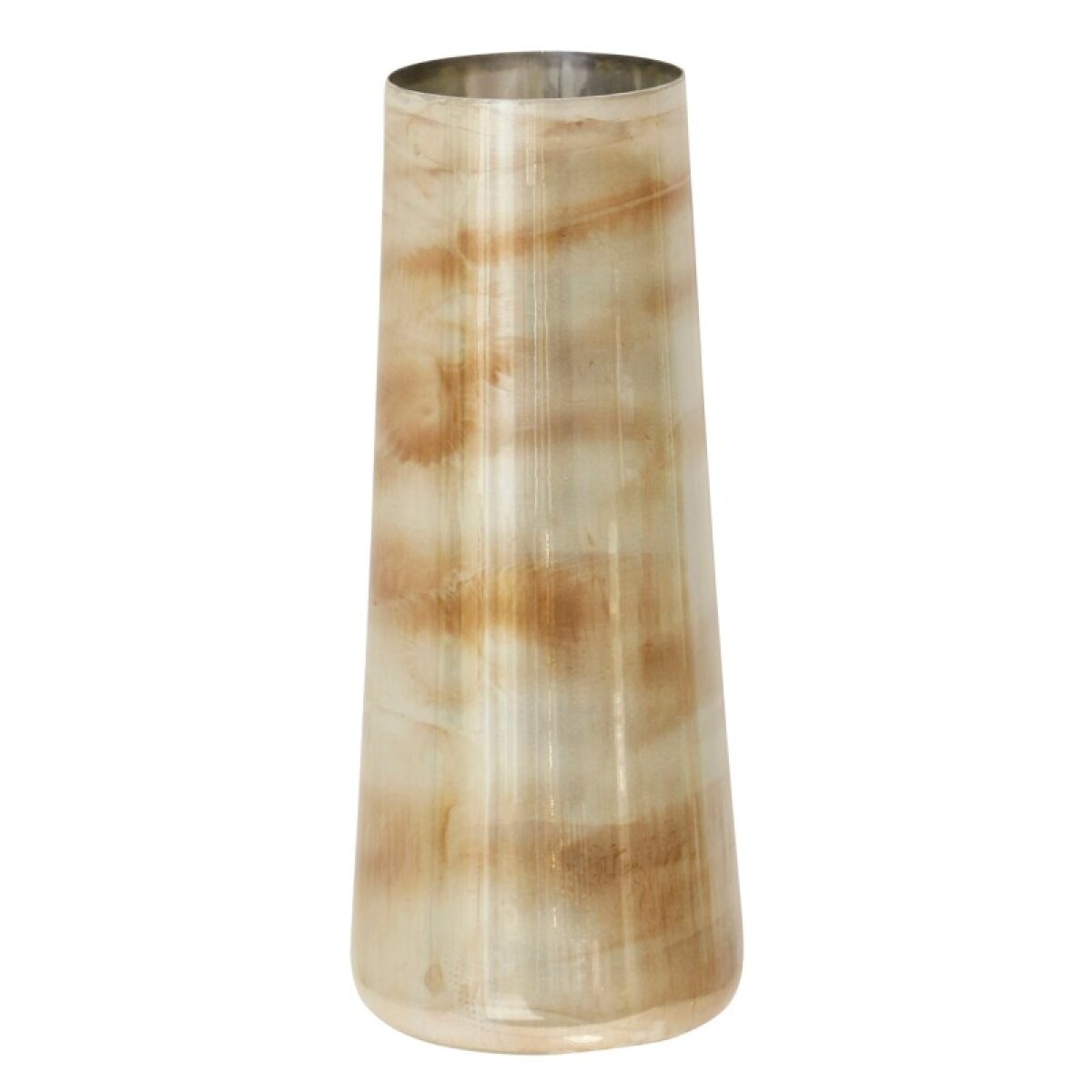 ebc8900efae6dcafdbc7781367a58279 Ombre Vase Gold Tone Glass Vase - Image 1