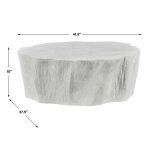 Woods Edge Coffee Table, White - Image 8
