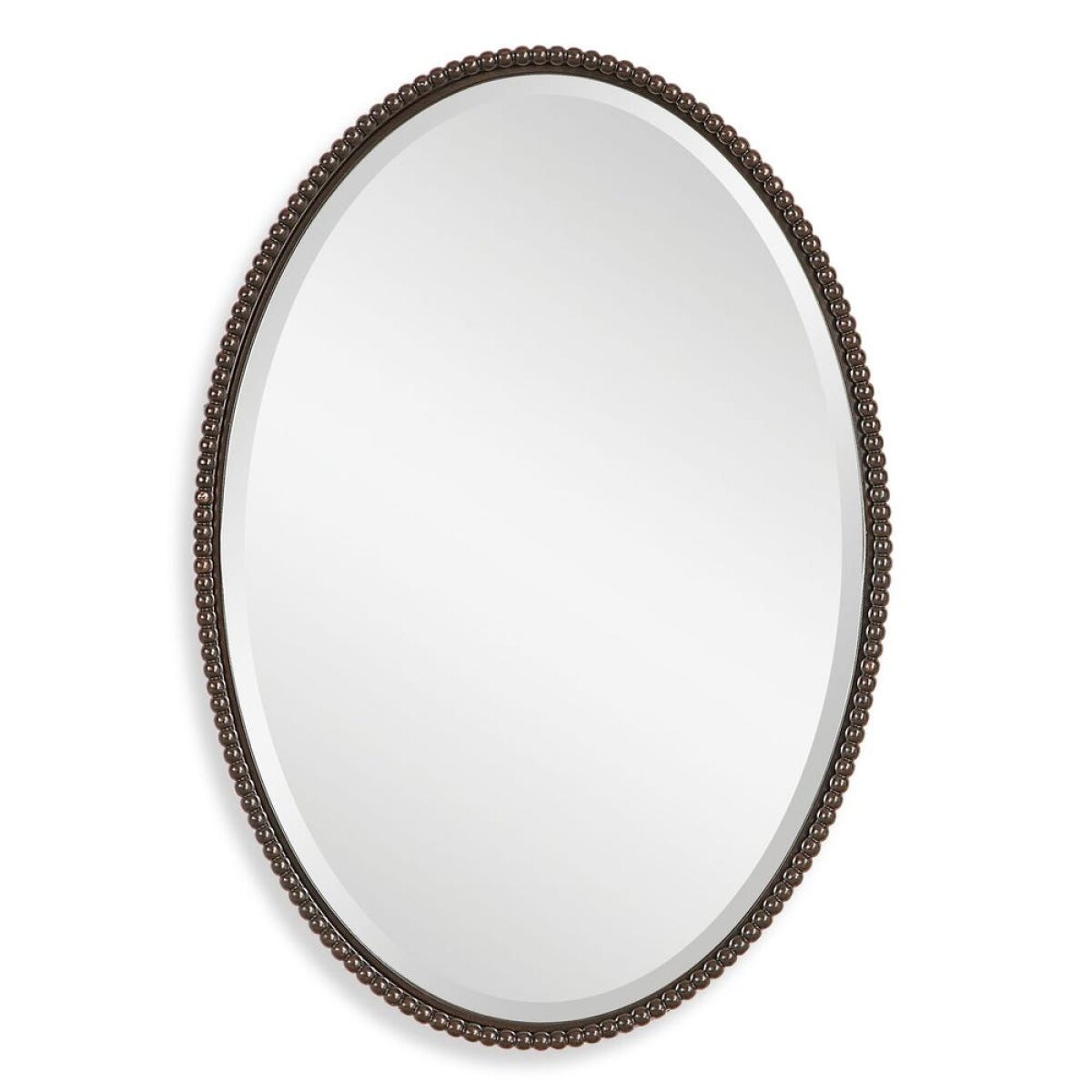 ec092b02122d393522a2fddc47070df0 Sherise Oval Mirror, Bronze - Image 1