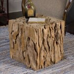 Teak Root Bunching Cube, Natural - Image 4