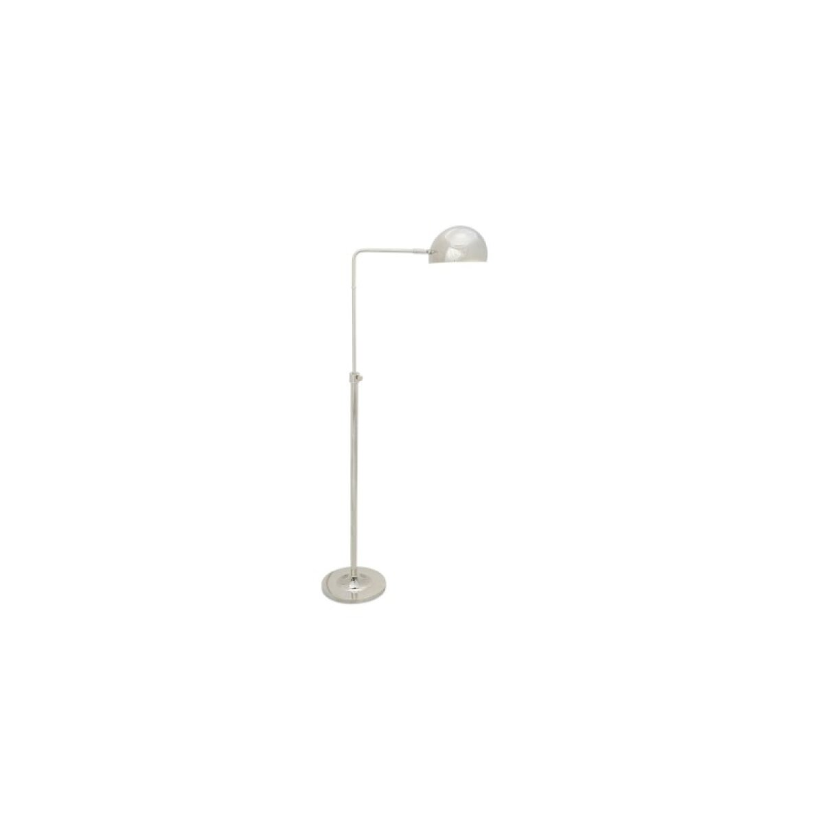 ec9863ebc01c2a6ec516ec1eef3bcd1f Sheldon Polished Nickel Floor Lamp - Image 1