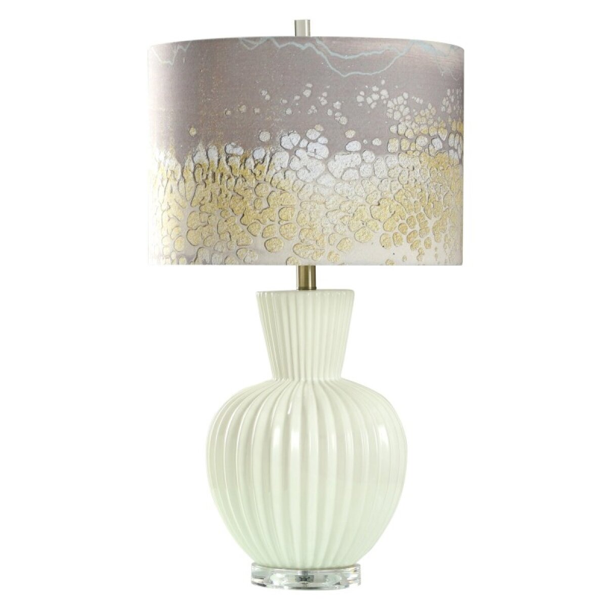 ec989527a4dc67b308388de1e0ff2a40 Austin Allen James Golden Rain Ceramic Table Lamp 30in - Image 1