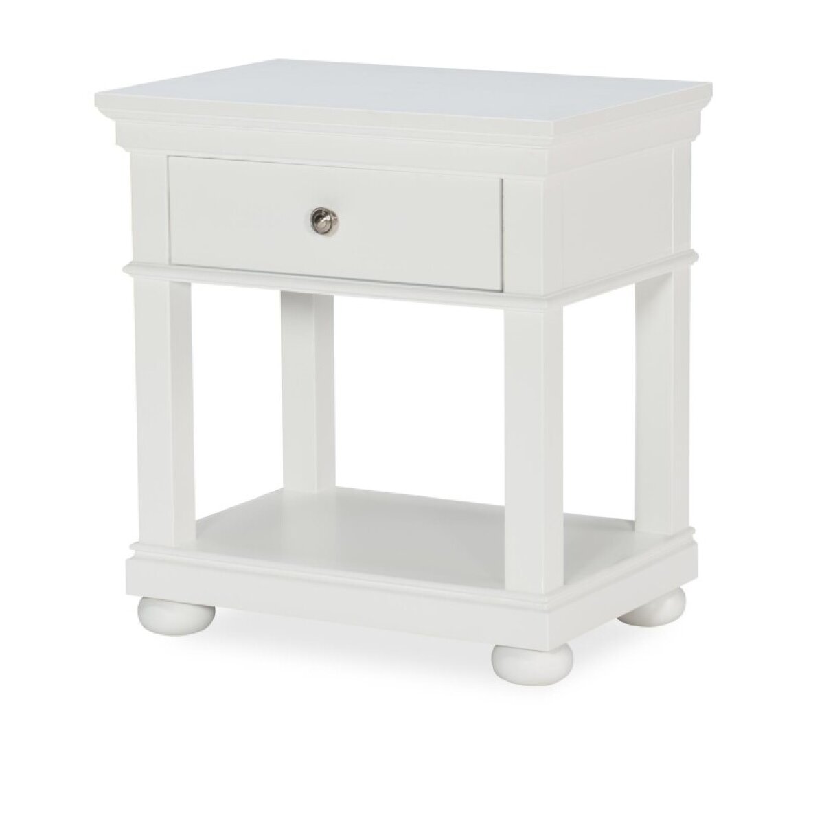 eca5ed470474f15a81bcf67aafd99997 Open Night Stand White Finish - Image 1