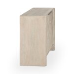 Ledro Solid Wood 2dr Cabinet - Cream - Image 4