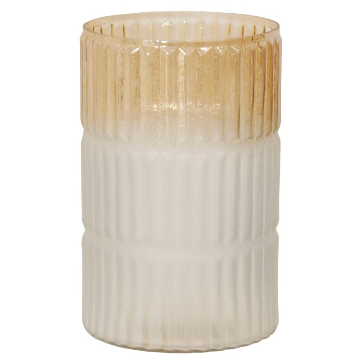 edae17fc24f161131c7b6bdc6b549573 Ombre Vase Frosted Champagne Glass - Image 1