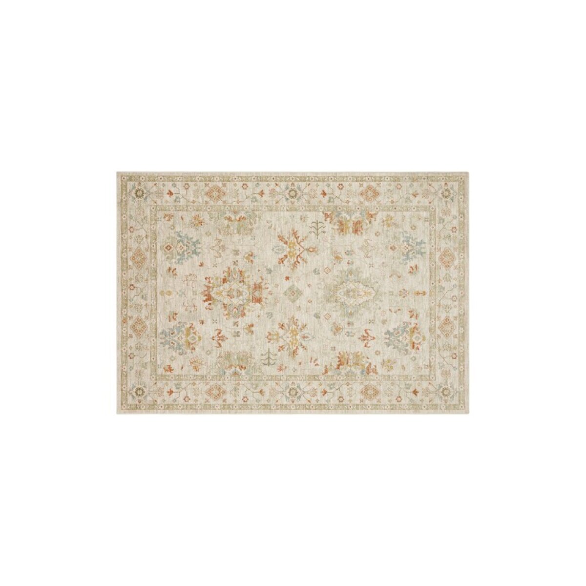 eed7305f708e4bd871c332d90f66e80e Hyacinth Cream Rug 5' x 7'6" - Image 1