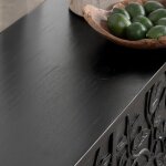 Albero Solid Wood 4dr Buffet - Black - Image 11