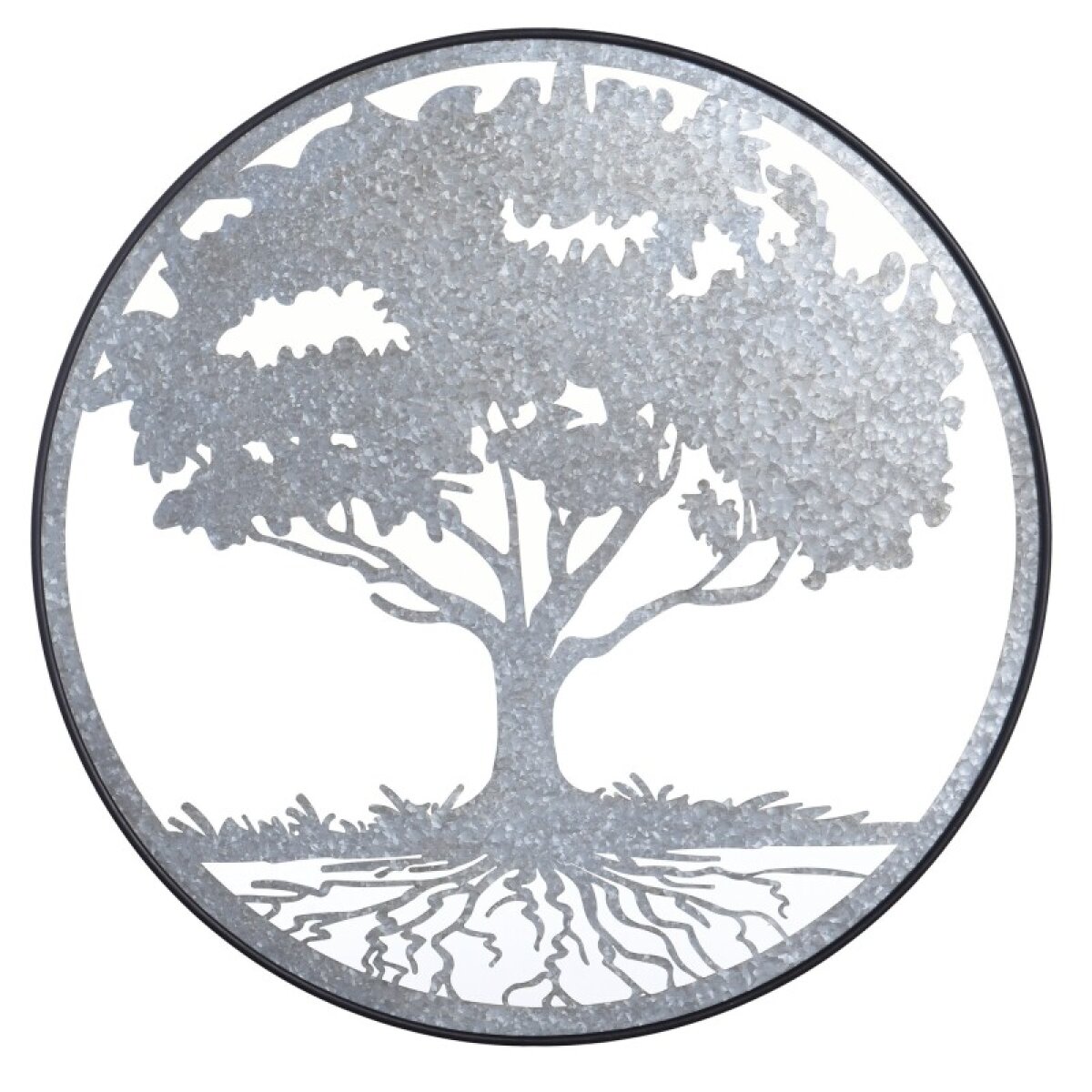 efc86441e10e0986a6259d5a12a2058e Zen Life Galvanized Metal Tree Of Life - Image 1