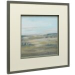 View From The Train I Shadowed Framed Print Under Glass