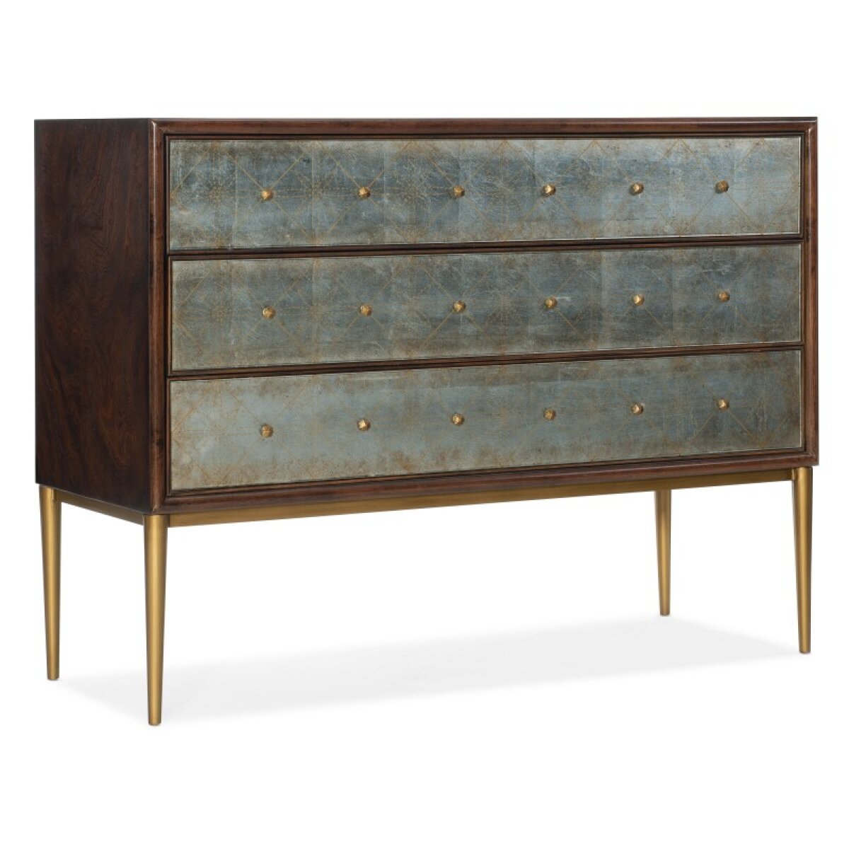 f04bf3be18d39bfd106c655041e3c91c Living Room Melange Estrella Three Drawer Chest - Image 1
