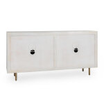 Norwood Solid Wood 4dr Buffet - Coastal White - Image 5