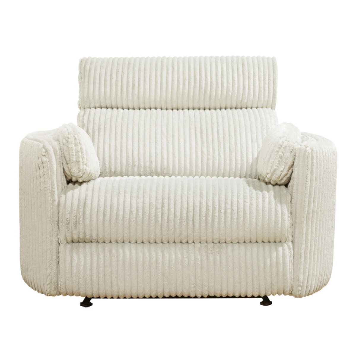f0923260e38d0e675fbf5952f686ce52 Radius - Mega Ivory Xl Power Glider Recliner - Image 1