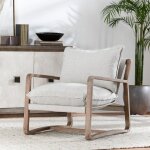 Mariah Upholstered Accent Chair - Natural - Image 8