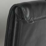 Mayer Leather Bar Stool - Jet Black - Image 6