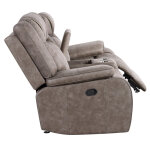 Blake - Desert Taupe Manual Console Loveseat - Image 7