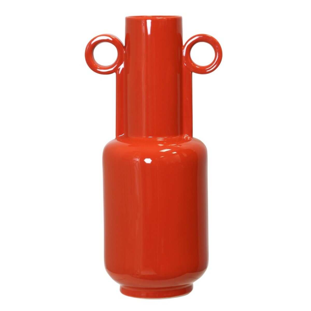 f0ca123da438c6886be1811948aeae69 Gloss Tomato Red Dann Foley Lifestyle Ceramic Vase - Image 1