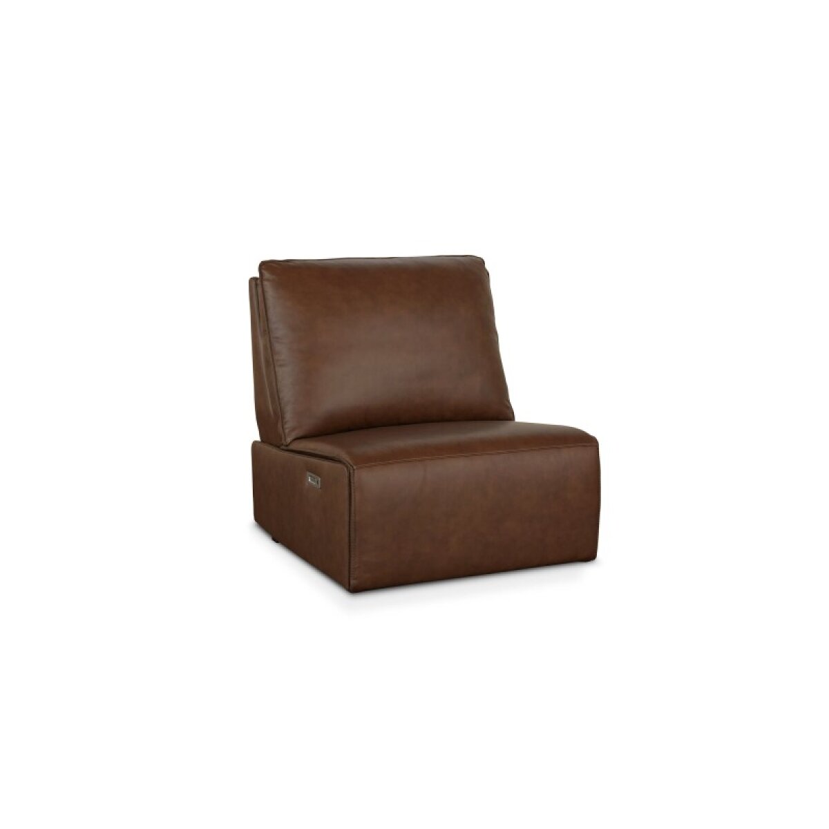 f0da581b43d6497362de1bd104adfd83 Everett Leather Armless Zero Gravity Power Recliner - Image 1