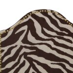 Dann Foley Lifestyle Zebra Print Three Panel Floor Screen - Image 5