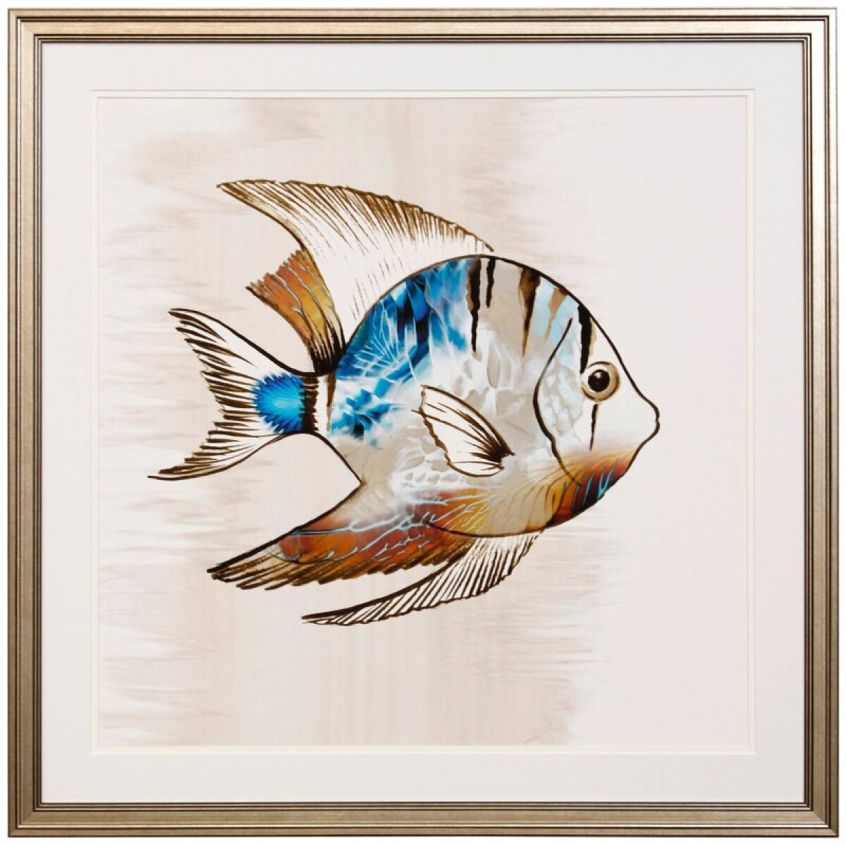 f1578f0e8504491a76f16f50d58470d1 Coral Reef I Frame Print Under Glass - Image 1