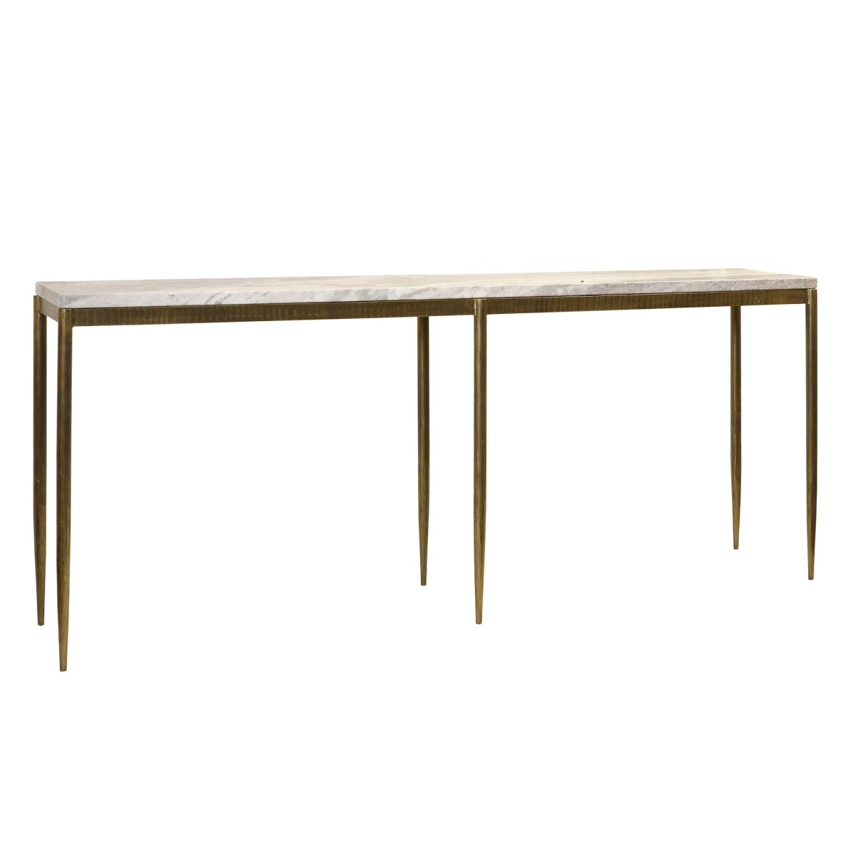 f1a8bd23c318af2cb16134318ec60ff7 Ardin Console | Marble Top With Metal Legs - Image 1