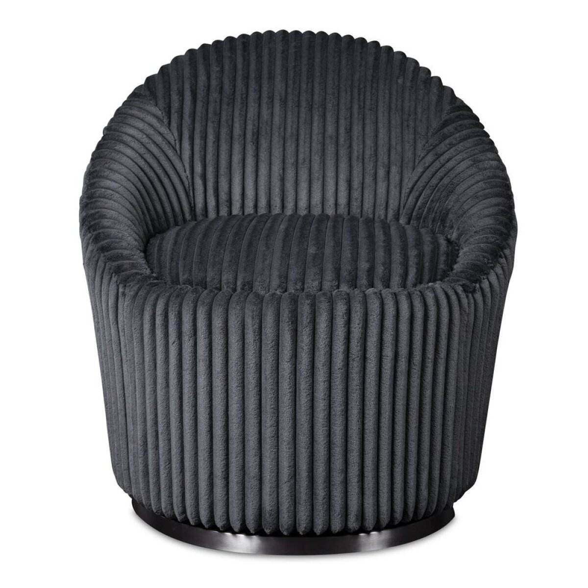 f2903b6d18844462ef72c81deae638a1 Crue Swivel Chair, Gunmetal - Image 1