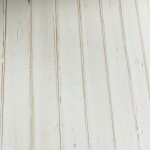 Norman Wyatt Home Drift White Washed Wooden Carved Ridge Coffee Table - Image 5