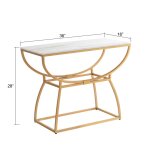 Norman Wyatt Home Loren Eliptical Console Table - Image 6