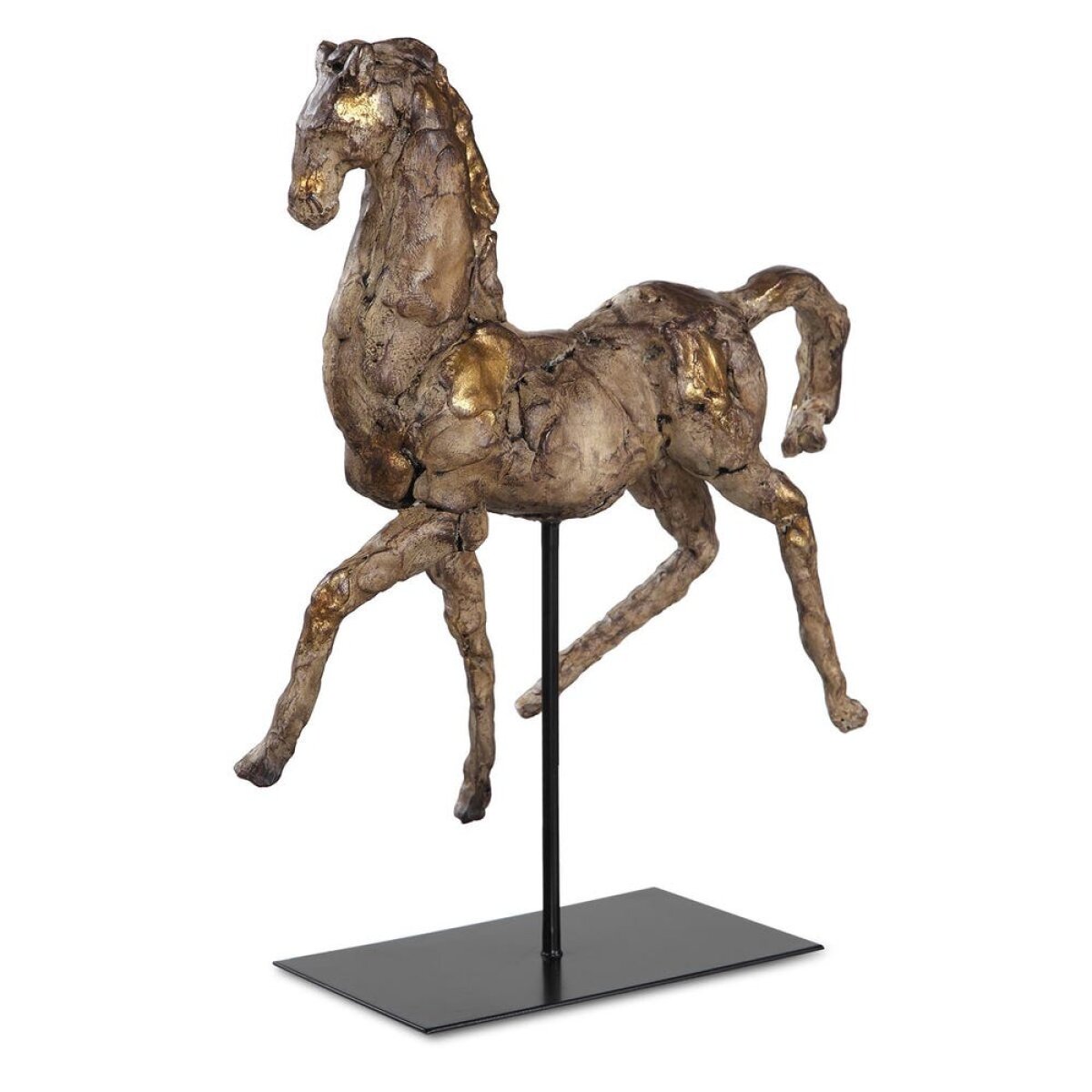 f2dfb78aa2fde18ea445917dd771f4c9 Caballo Dorado Sculpture - Image 1