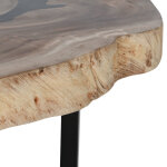 Celine Solid Wood Live Edge Coffee Table - Natural - Image 4