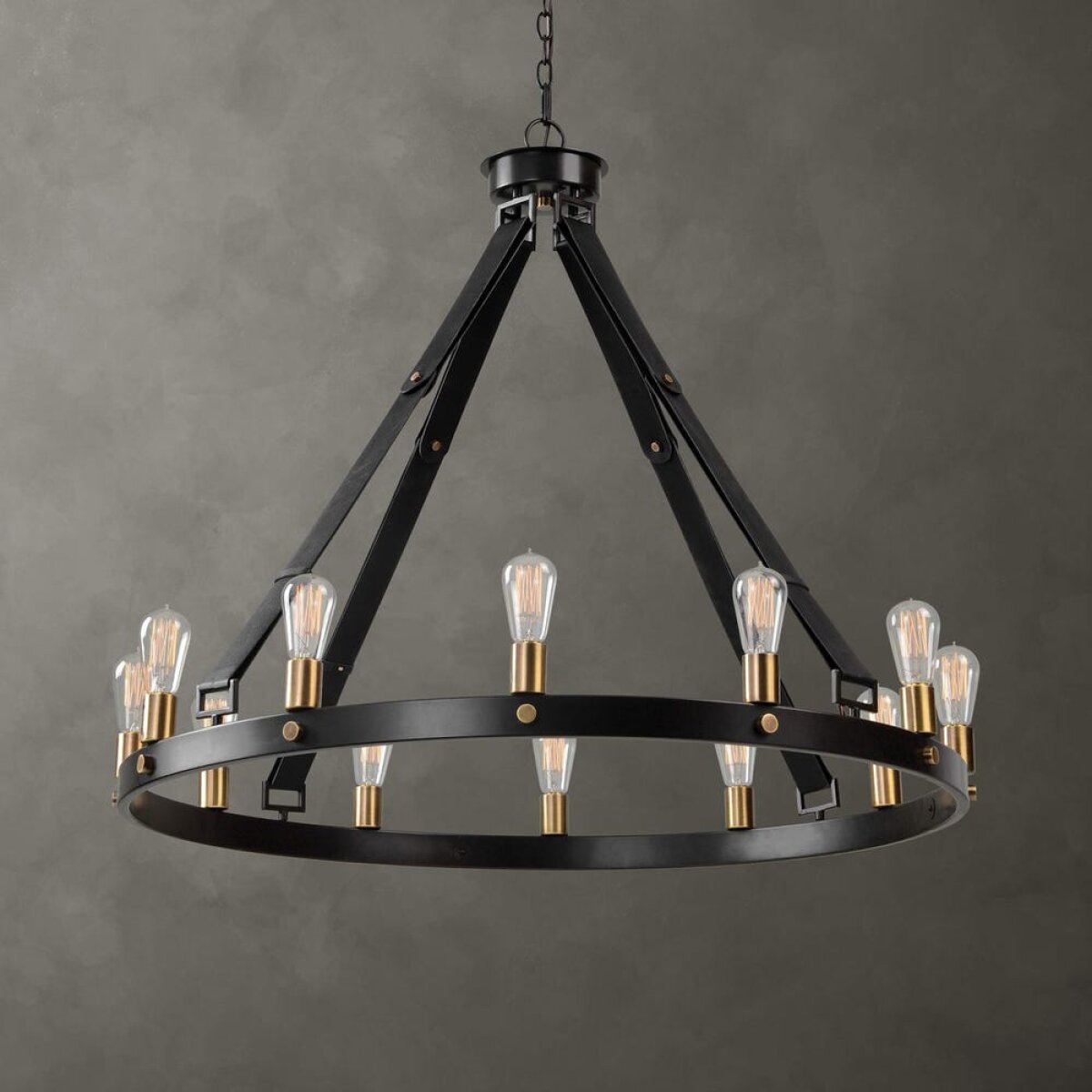 f304601b4e2639a135c7329c3749c075 Marlow, 12 Lt Chandelier - Image 1