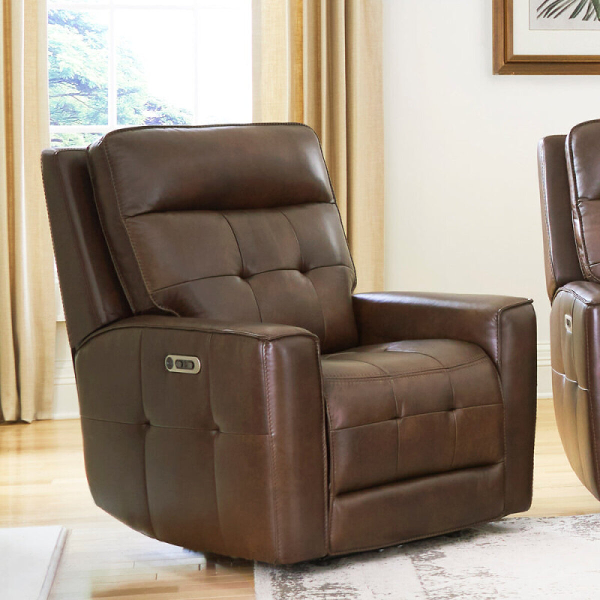 f363e3f80b04de97e2b9186ebf440cc8 Canterbury - Acorn Power Zero Gravity Recliner - Image 1