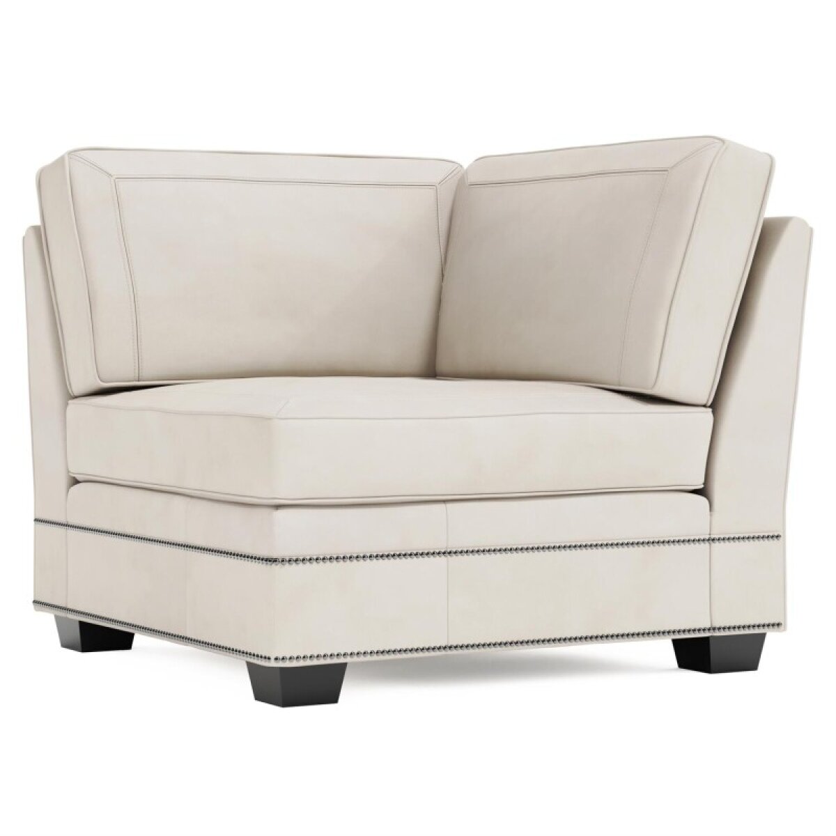 f3fc88b183e43783df1edbf968c435ed Grandview Leather Corner Chair Without Pillows - Image 1